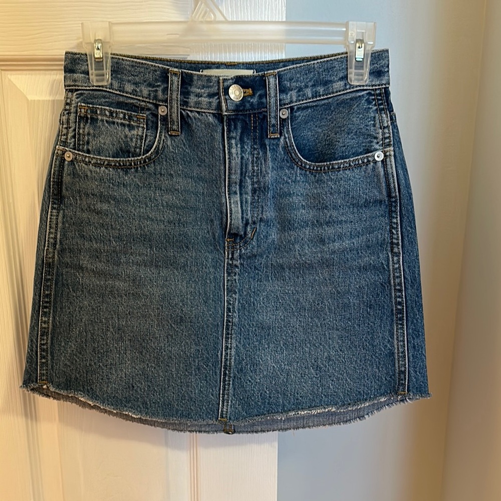MADEWELL Denim Mini Skirt